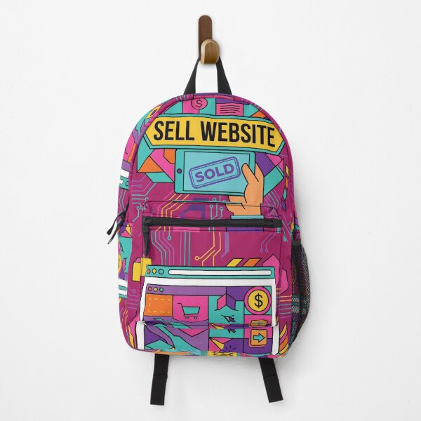 Item preview, Vibrant Colorful Sell Website Business Illustration designed and sold by DGtaLrtcom.