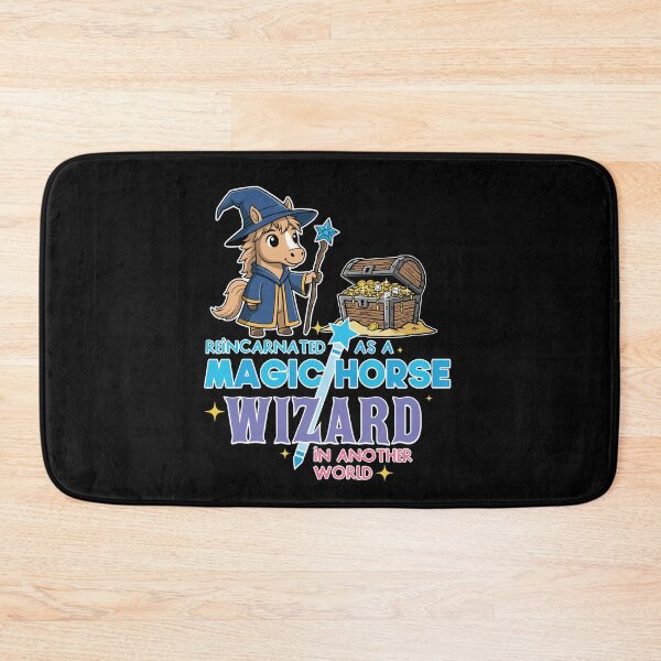 Item preview, Funny Isekai Anime Horse Wizard Horse Riding Graphic designed and sold by Photo-Memes.
