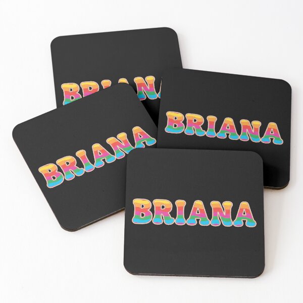 Item preview, ❤️ BRIANA Personalized Name Wavy Retro Shirt, Coffee Mug, Sticker Gift designed and sold by HelixPedia.