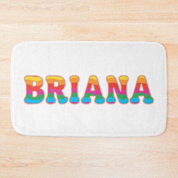 Item preview, ❤️ BRIANA Personalized Name Wavy Retro Shirt, Coffee Mug, Sticker Gift designed and sold by HelixPedia.