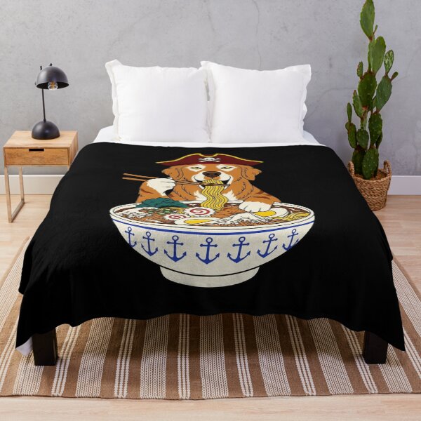 Item preview, Pirate Dog Ramen Illustration Cute Japanese Food designed and sold by JEFDodsonArt.