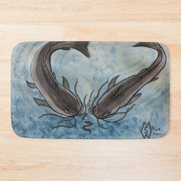 Item preview, Catfish fishing  designed and sold by Matt Starr Fine Art .
