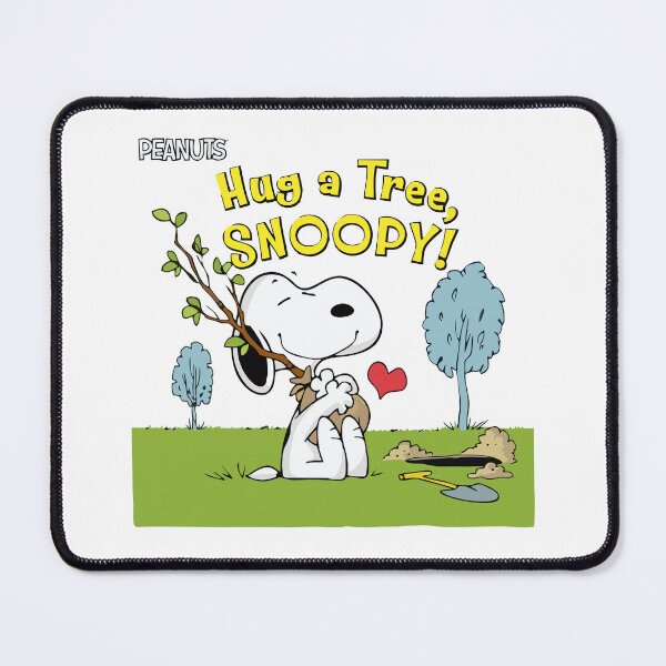 Item preview, Snoopy Hug a Tree Earth Day designed and sold by samjkt.