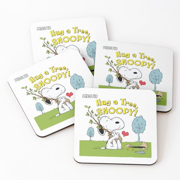 Item preview, Snoopy Hug a Tree Earth Day designed and sold by samjkt.