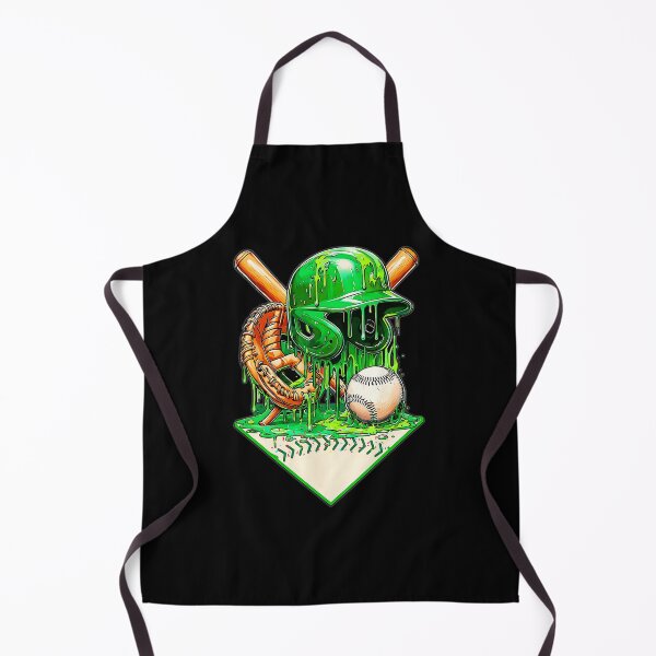 Item preview, Green Baseball Skull Drip designed and sold by miaa-artistshop.