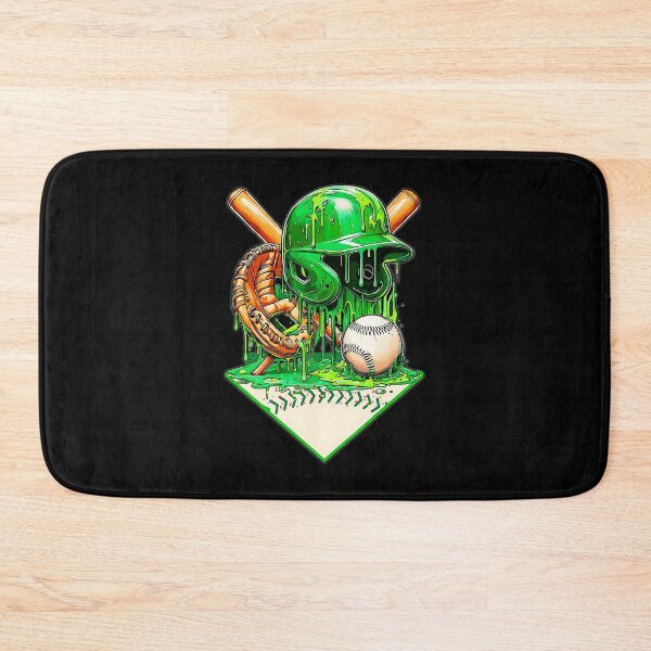 Item preview, Green Baseball Skull Drip  designed and sold by miaa-artistshop.