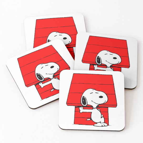 Item preview, Snoopy Leaning on Red Doghouse designed and sold by samjkt.