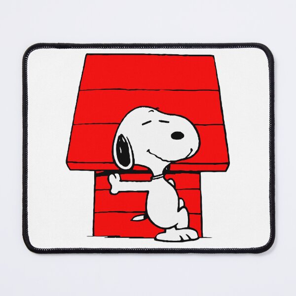 Item preview, Snoopy Leaning on Red Doghouse designed and sold by samjkt.