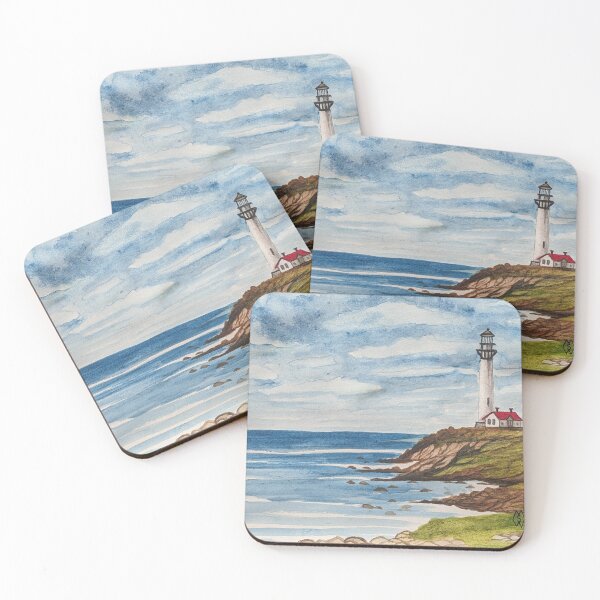 Item preview, Lighthouse along the rocky shore  designed and sold by Matt Starr Fine Art .