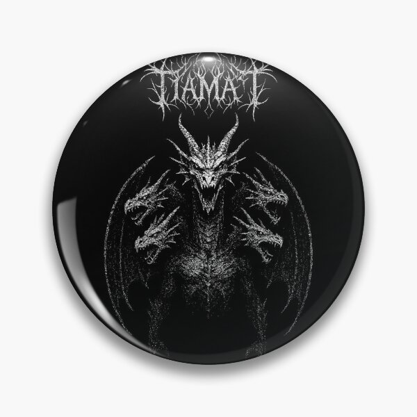 Item preview, Tiamat Chaos Dragon Black Metal Art designed and sold by Mortisigil.