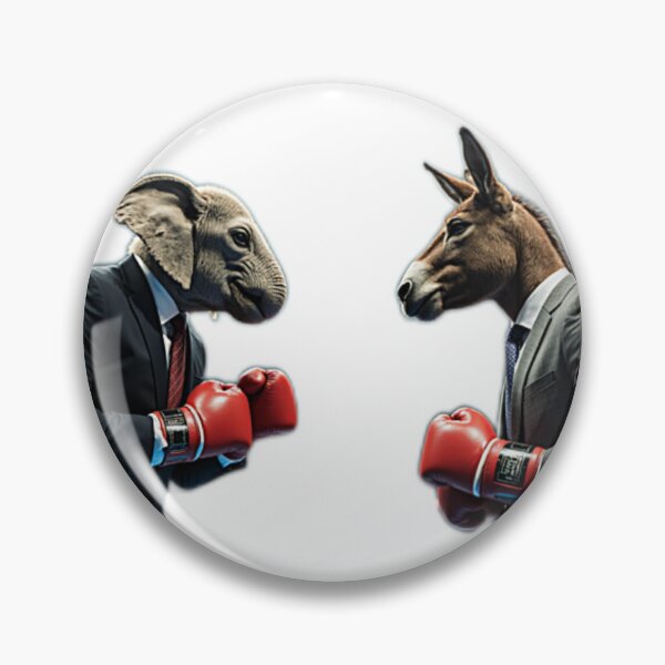 Item preview, political boxing match designed and sold by crystali.