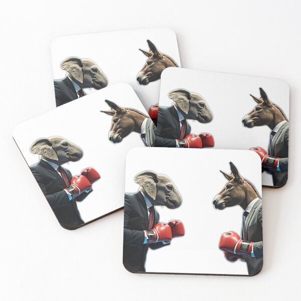 Item preview, political boxing match designed and sold by crystali.