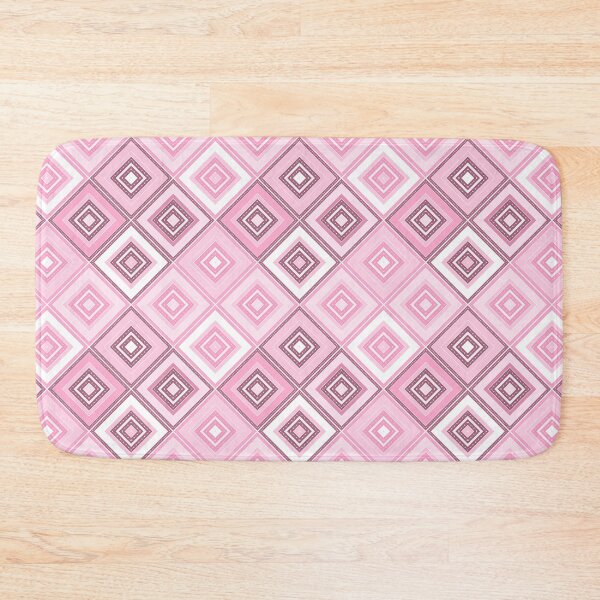 Item preview, Geometric pattern pink patchwork designed and sold by fuzzyfox.