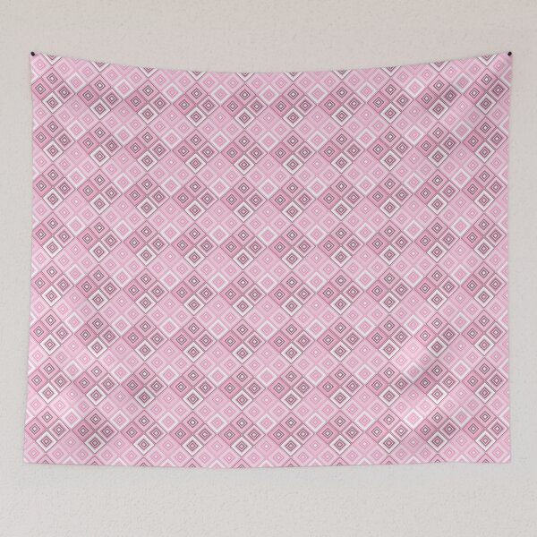 Item preview, Geometric pattern pink patchwork designed and sold by fuzzyfox.