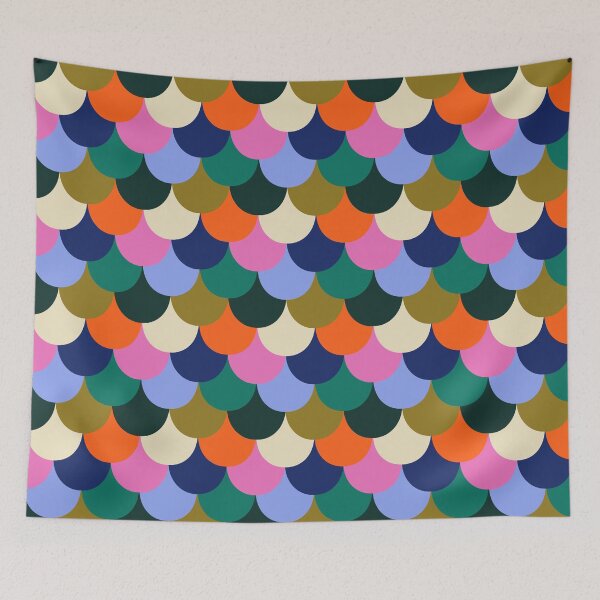 Item preview, Rainbow Fish Scales designed and sold by Elizabeth Weglein.
