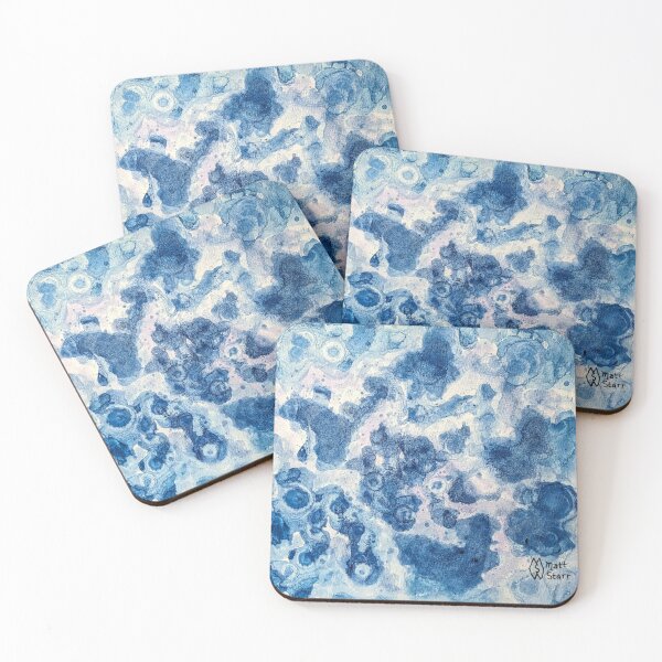 Item preview, Blueberry flavonoid complex cells abstract  designed and sold by Matt Starr Fine Art .
