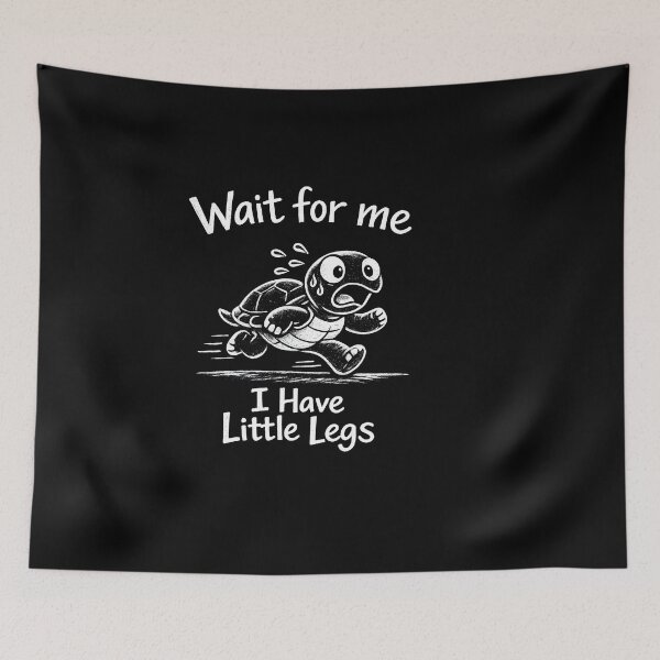 Item preview, Cute Turtle Little Legs Humor Design designed and sold by HUTEND.