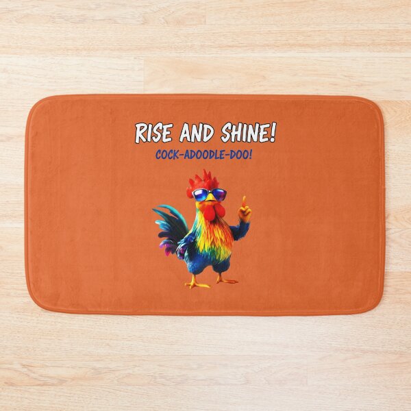 Item preview, Rise And Shine Cock Adoodle Doo Funny Rooster designed and sold by Dakson Design - Fantasy Art.