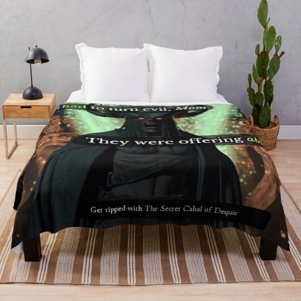 Item preview, Demon Gym Meme – Dark Fantasy Fitness Humor designed and sold by The Secret Cabal of Despair.