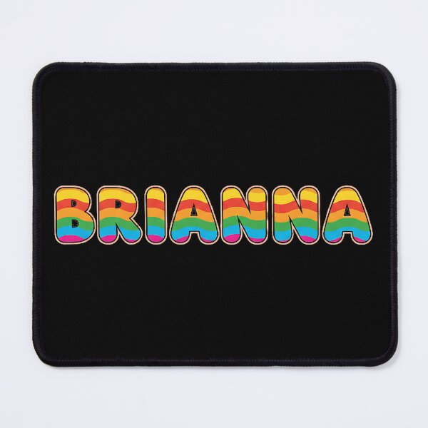Item preview, ❤️ Brianna Personalized Name Wavy Retro Shirt, Coffee Mug, Sticker Gift designed and sold by HelixPedia.