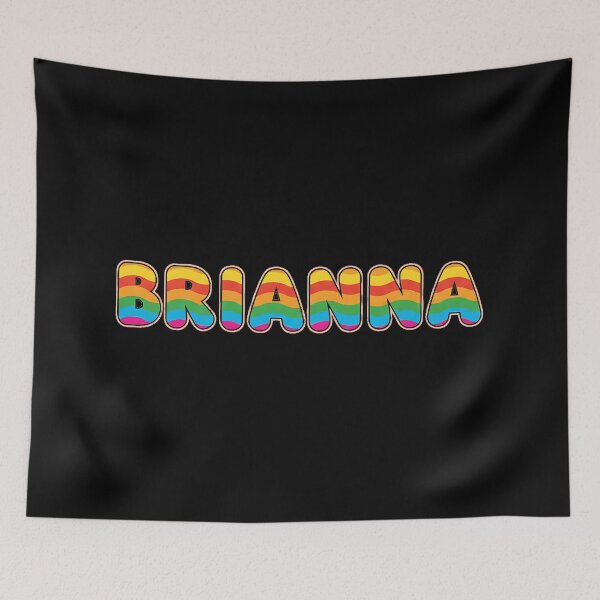 Item preview, ❤️ Brianna Personalized Name Wavy Retro Shirt, Coffee Mug, Sticker Gift designed and sold by HelixPedia.