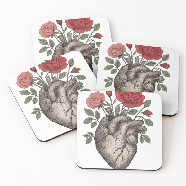 Item preview, Heart and Roses designed and sold by Floral Anatomy .