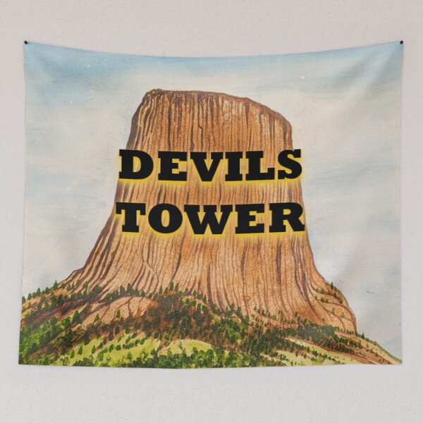 Item preview, Devils Tower landscape designed and sold by Matt Starr Fine Art .