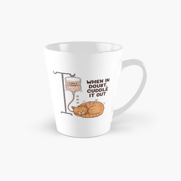 Item preview, Cuddle Therapy - Funny Tabby Cat Love Art designed and sold by MANA-Goods.