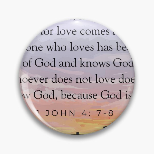 Item preview, 1 John 4: 7-8 designed and sold by Right While Left.