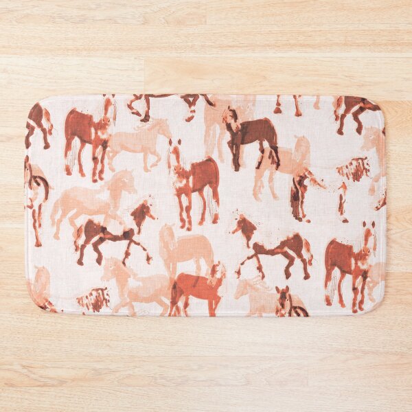 Item preview, Sierras Journey Rescue Horse Pattern Warm Chestnut Earth Tones designed and sold by LoveAlways-AEP.