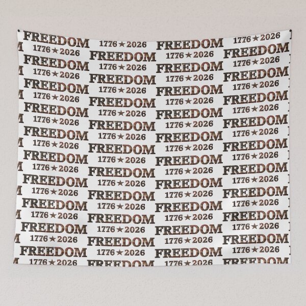 Item preview, Freedom 1776 2026 Typography designed and sold by m2inspiration.