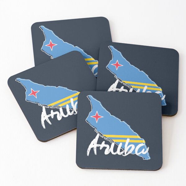 Item preview, Aruba Island Map Design – Caribbean Travel & Vacation Shirt designed and sold by HarlienDesign.