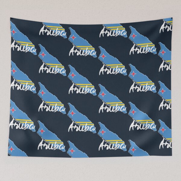 Item preview, Aruba Island Map Design – Caribbean Travel & Vacation Shirt designed and sold by HarlienDesign.