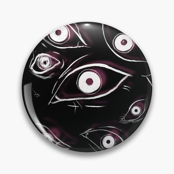 Item preview, Hazbin Hotel Eyes Pattern - Repeating Demonic Eye Motif Fan Art, designed and sold by trentnin.
