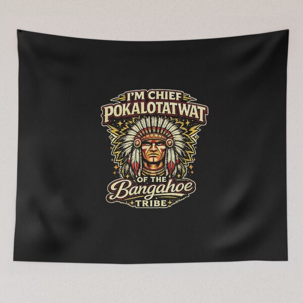 Item preview, I'M Chief Pokalotatwat From The Tribe Indigenous Native designed and sold by UllrichArnold.