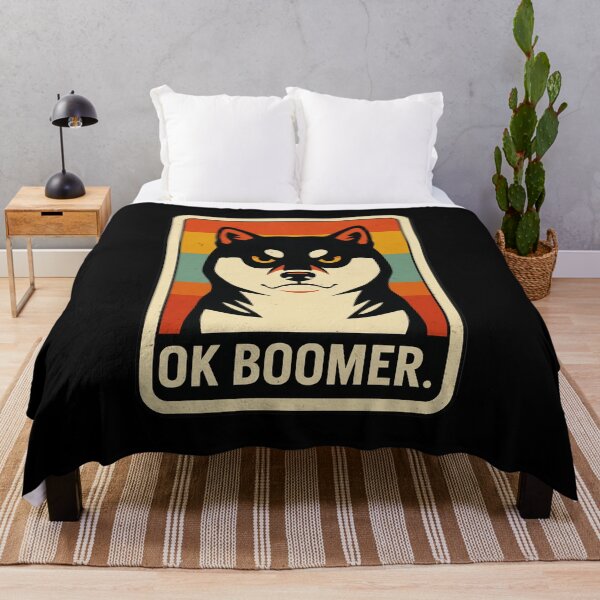 Item preview, OK BOOMER. Dog Illustration Sarcastic Attitude Art designed and sold by JEFDodsonArt.
