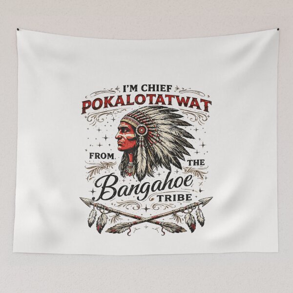 Item preview, I'M Chief Pokalotatwat From The Tribe Indigenous Native designed and sold by UllrichArnold.