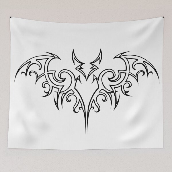 Item preview, Tribal goth bat designed and sold by Tribalgothss.