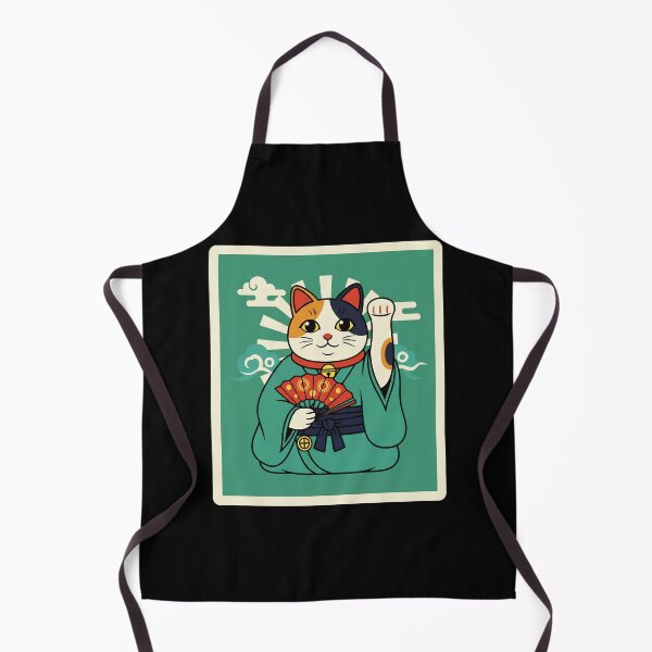 Item preview, Calico Maneki Neko Green Lucky Cat designed and sold by JordynLadukeg65.