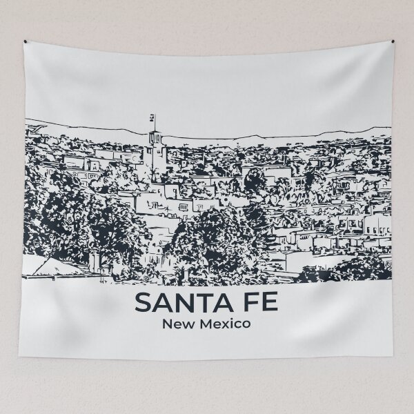 Item preview, Santa Fe - New Mexico designed and sold by Lakeric Cityscapes.