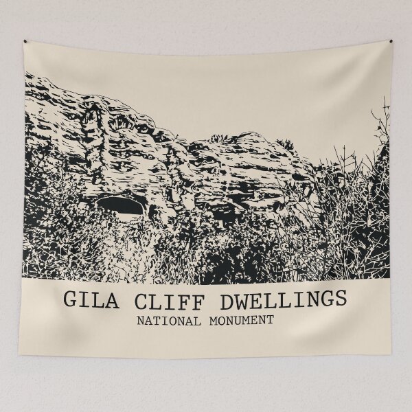 Item preview, Gila Cliff Dwellings National Monument designed and sold by Lakeric Cityscapes.