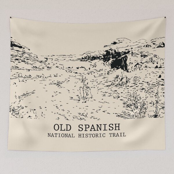 Item preview, Old Spanish National Historic Trail designed and sold by Lakeric Cityscapes.