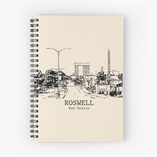 Artikelvorschau, Roswell - New Mexico entworfen und verkauft von Lakeric Cityscapes.
