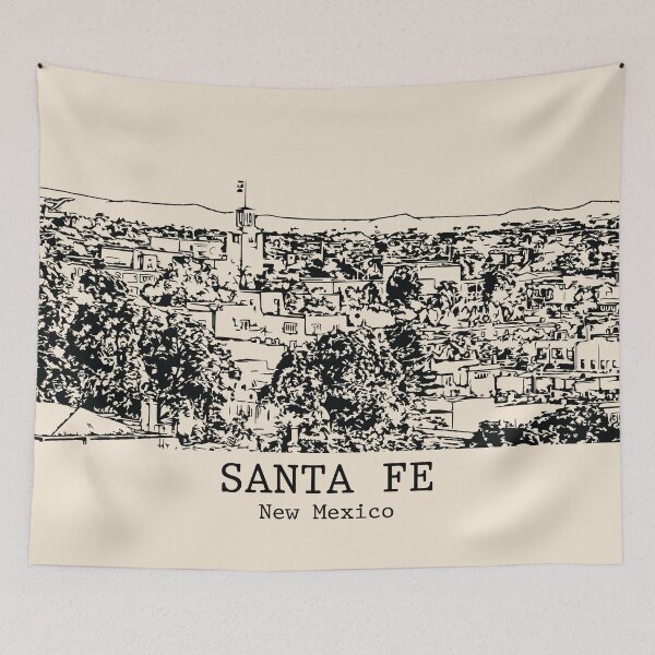 Item preview, Santa Fe - New Mexico designed and sold by Lakeric Cityscapes.