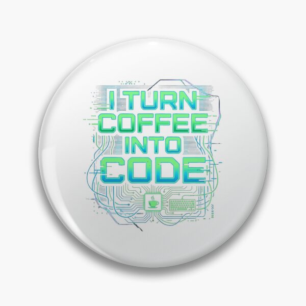 Item preview, Funny Programmer Coffee Code cyberpunk glitch neon designed and sold by chattsuede.