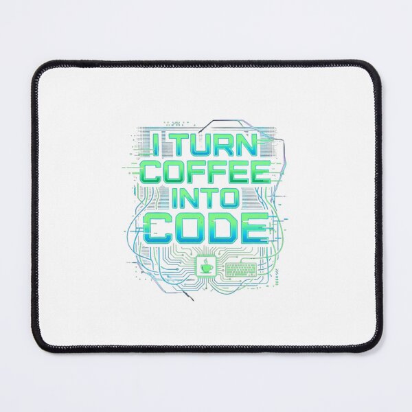 Item preview, Funny Programmer Coffee Code cyberpunk glitch neon designed and sold by chattsuede.