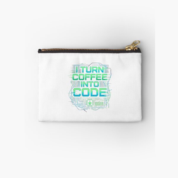 Item preview, Funny Programmer Coffee Code cyberpunk glitch neon designed and sold by chattsuede.