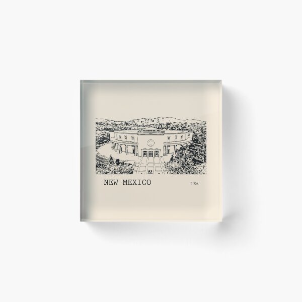 Item preview, New Mexico State USA designed and sold by Lakeric Cityscapes.