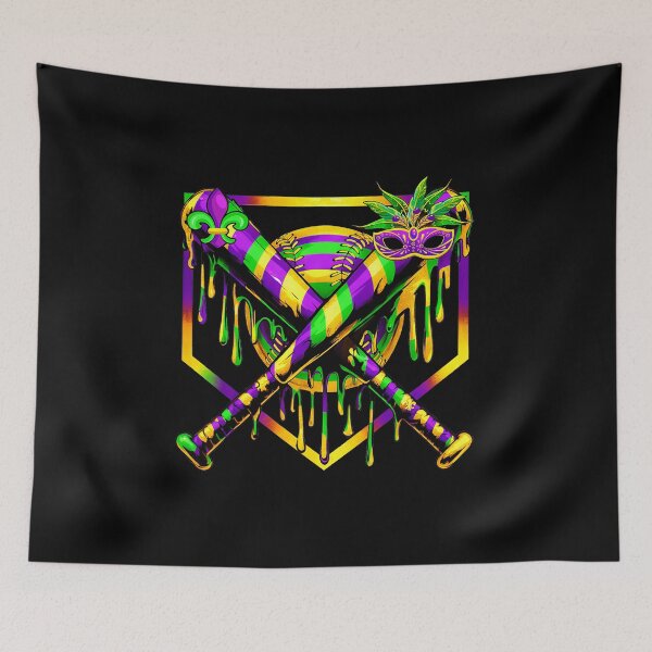 Item preview, Carnival Mask Baseball Drip  designed and sold by miaa-artistshop.