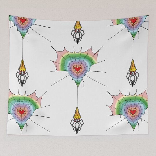 Item preview, Rainbow Web Orb Weaver Spider designed and sold by MorphetteArts.